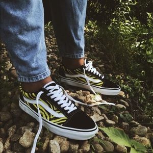Zebra Stripped Vans